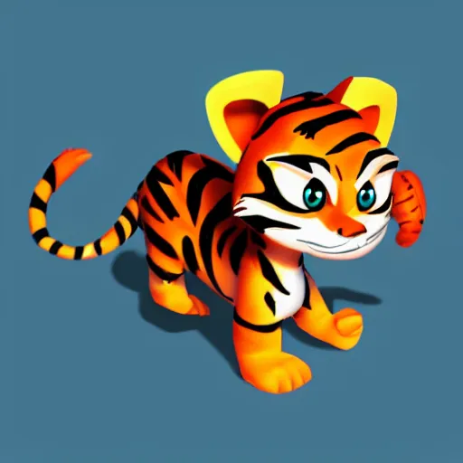 Image similar to Tiny Tiger form crash bandicoot