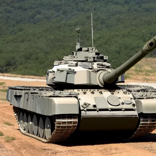 Prompt: Main Battle Tank of the United States 2040