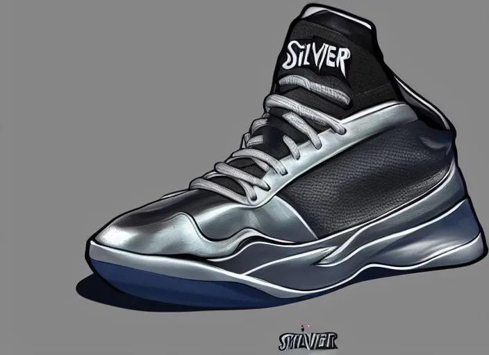 basketball sneakers concept of siver surfer, trending | Stable ...