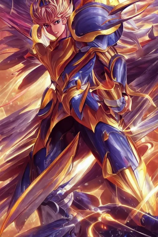 Image similar to 2 0 2 2 knights of the zodiac saint seiya battle for sanctuary hero suit armor comics mask minimalist verytoon nautiljon animes toei animation namco bandai, art by artgerm and greg rutkowski and magali villeneuve