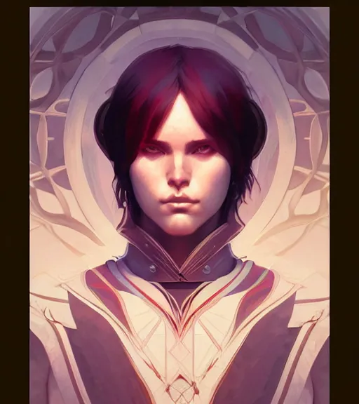 Image similar to symmetry ( anders from dragon age ) ultra detailed, intricate, dynamic lighting, digital art, anime, digital painting, art station, wlop, sharp focus, illustration, art by artgerm and greg rutkowski and alphonse mucha