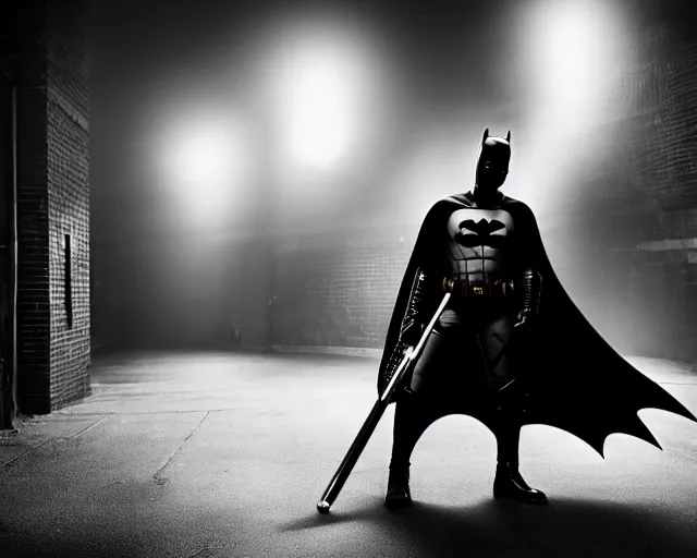 a high definition photograph of Batman holding a | Stable Diffusion |  OpenArt