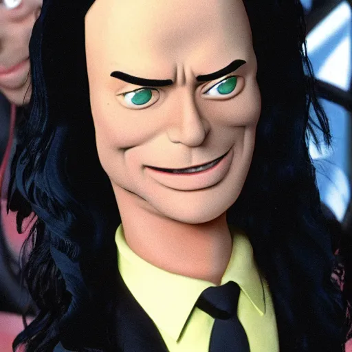 Prompt: tommy wiseau as a character in hey arnold