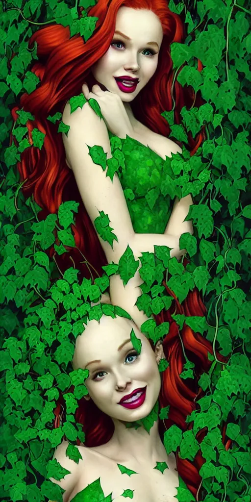 Beautiful Madelaine Petsch Poison Ivy Dc Comics Evil Stable Diffusion Openart