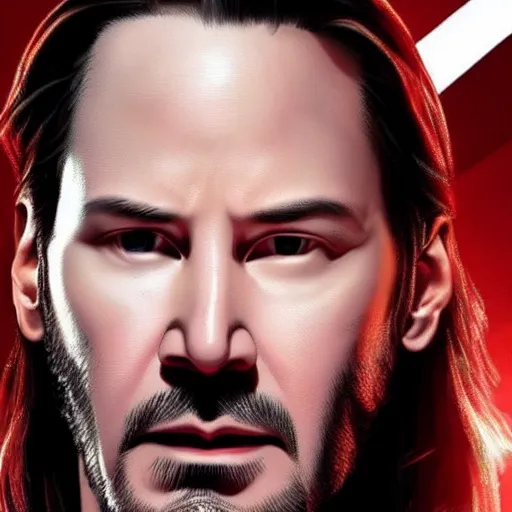 Image similar to Keanu reeves as Captain America 4K quality super realistic