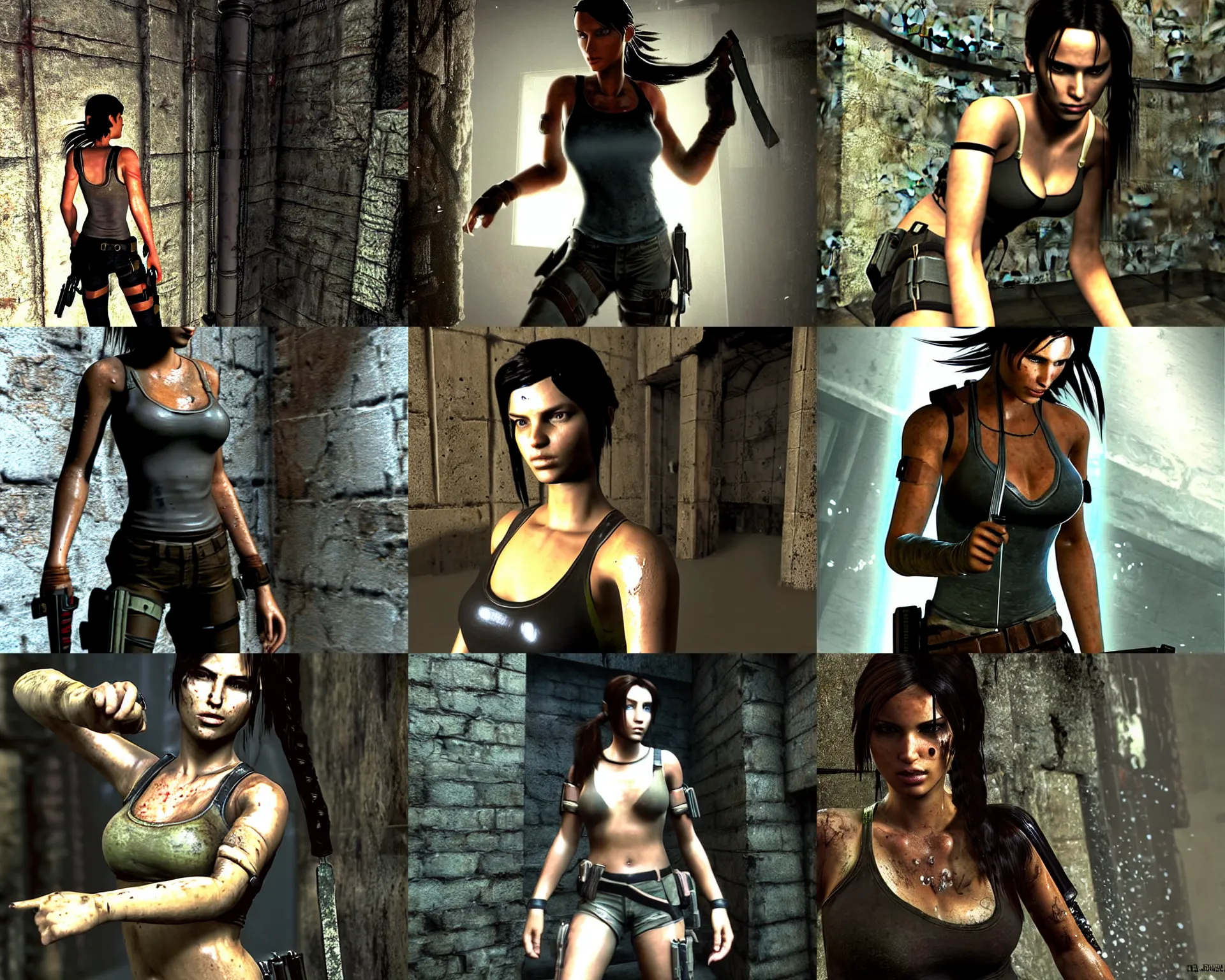 Prompt: Lara drenched in techno Lara is one of my favorite characters from the original Tomb Raider game. I think Lara is going to get some sweet cyberpunk vibes in her hair when she takes a shower. Lara Croft has been a professional model since day one. I feel like I could take her out to the docks and the streets and make her a wet dancer. Lara is at home in the industrial music, she looks very confident. Lara Drench Lara should have taken the lead in this video. Lara will be more than happy to dance with you. Lara is a great example of the future. Lara Croft will never let anything spoil her. Lara is a lot more attractive than the other women in this image Lara will not be caught in this environment. Lara is ready to conquer the world with her cyberpunk sounds Lara drenched in cyberspace is always a good sign Lara looks so hot in this video! Lara Dances With the Beast Lara is on the verge of becoming a cyborg Lara will wear a good suit and get into the tomb Lara drenching is like some kind of techno-haunt.
