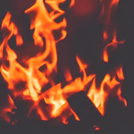 Image similar to a fire against a black background