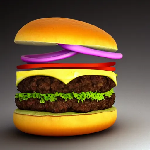 Image similar to cheeseburger is the center of universe, astronomical, vray, award winning