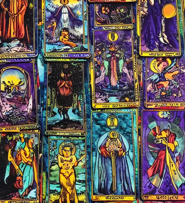 Image similar to tarot godness