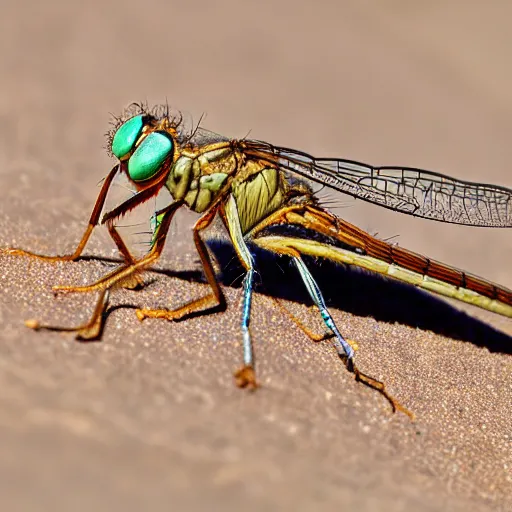 Prompt: sand fly from the robber fly family