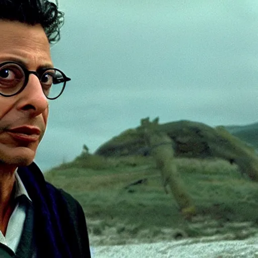 Image similar to Jeff Goldblum in the movie Harry Potter And The Prisoner Of Azkaban