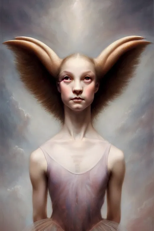 Image similar to ultra realistic, beautiful teenage ballerina, in the style of peter mohrbacher by weta digital and beth cavener, high face symmetry, intricate, masterpiece, award winning, high face symmetry, intricate