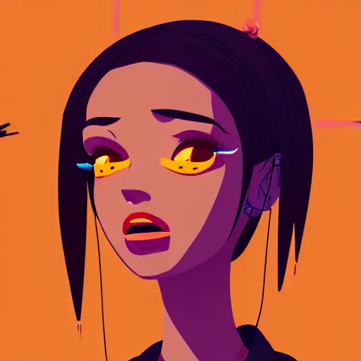 Image similar to 2 d character design, female rapper, vector art, digital art, portrait, 4 k, 8 k, sharp focus, smooth, illustration, concept art, music artist