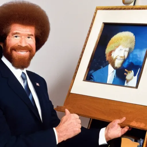 Image similar to Bob Ross President of the United States