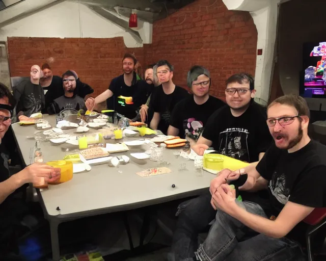 Image similar to lan party last supper