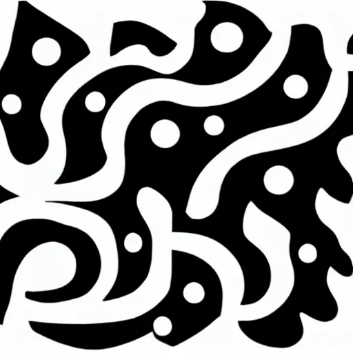 Image similar to pictogram logo of fire, black and white only, smooth curves