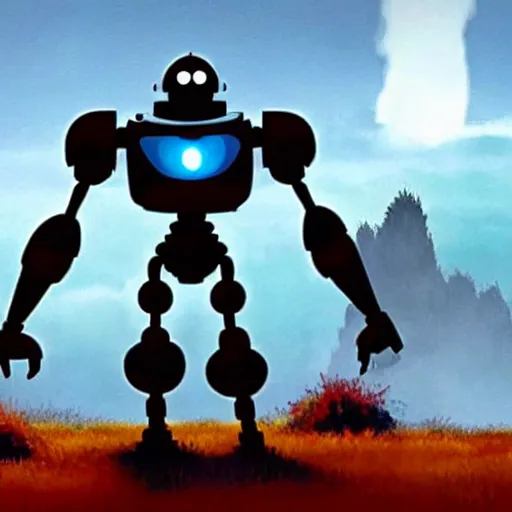 Image similar to Iron giant in a 2022 pixar movie