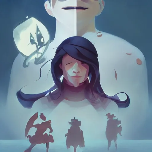 Image similar to face icon stylized minimalist comic - con, loftis, cory behance hd by jesper ejsing, by rhads, makoto shinkai and lois van baarle, ilya kuvshinov, rossdraws global illumination