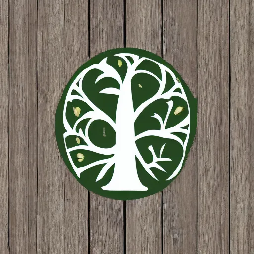 Prompt: elegant modern logo of a tree