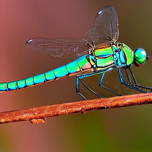 Image similar to iridescent dragonfly