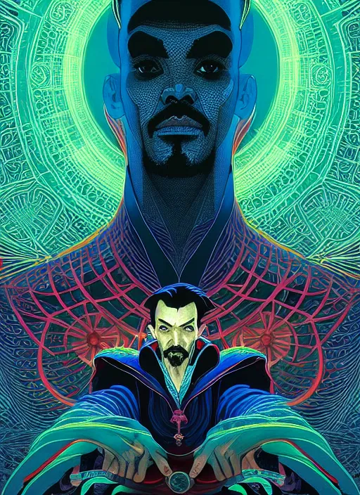 Prompt: symmetry!! stunning portrait of dr strange, by victo ngai, kilian eng vibrant colors, dynamic lighting, digital art, winning award masterpiece, fantastically beautiful, illustration, aestheticly inspired by beksinski and dan mumford, upscale with simon stalenhag work, artstation, 8 k