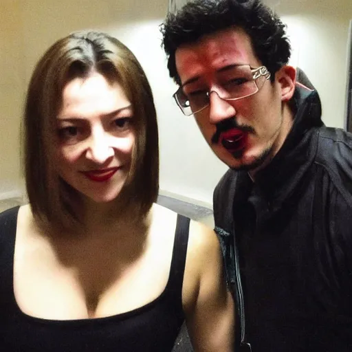 Image similar to Alcina Dimitrescu from resident evil meets Markiplier,