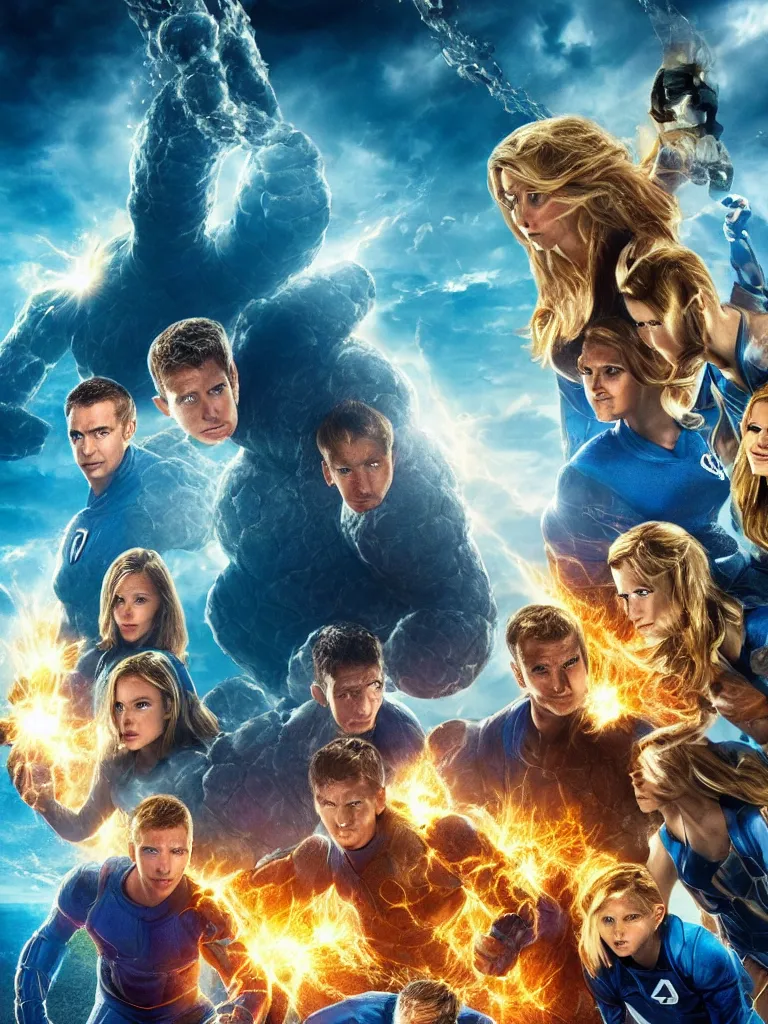 Image similar to fantastic four movie poster