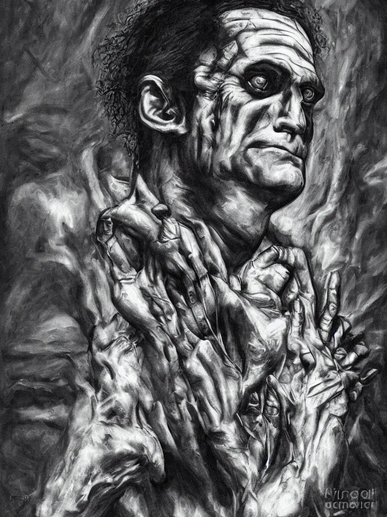 Image similar to Frankenstein portrait by David friedric