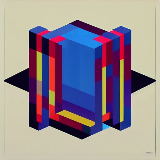 Prompt: geometric square by shusei nagaoka, david rudnick, airbrush on canvas, symmetry