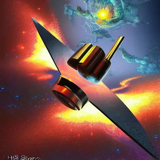 Image similar to hammer's slammer, epic science fiction digital art