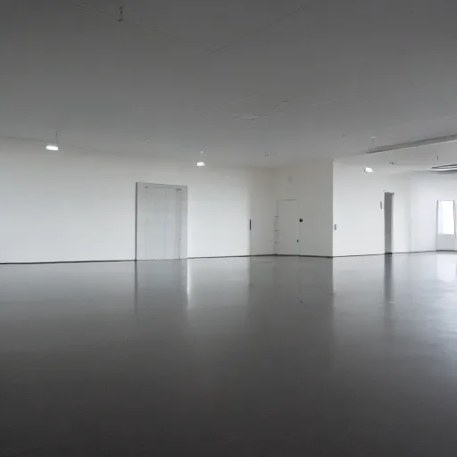 Image similar to the big empty room, liminal space