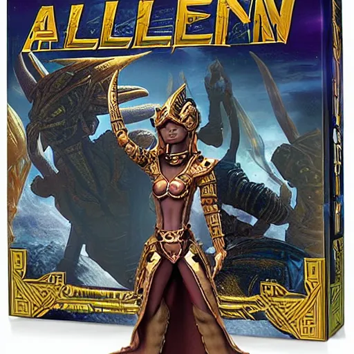 Prompt: The alien warrior queen is a fierce and powerful leader who commands her troops with strength and authority. She is a skilled fighter and strategist, and her people look to her for guidance and protection. She is a brave and fearless leader who is always ready to defend her people and fight for their survival.