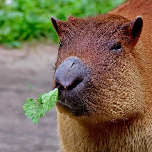 Prompt: capybara smoking a blunt