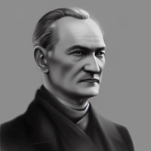 Prompt: atatürk Perfectly-centered portrait-photograph of a real life god from heaven, lifelike, super highly detailed, professional digital painting, artstation, concept art, Unreal Engine 5, Photorealism, HD quality, 8k resolution, cinema 4d, 3D, beautiful, cinematic, art by artgerm and greg rutkowski and alphonse mucha and loish and WLOP