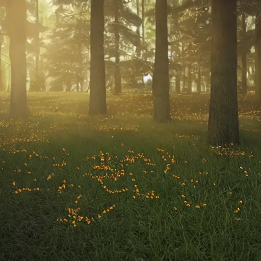 Image similar to hyperrealistic dslr film still of jim carry, bees, trees, stunning 8 k octane comprehensive 3 d render, inspired by istvan sandorfi & greg rutkowski & unreal engine, perfect symmetry, dim volumetric cinematic lighting, extremely hyper - detailed, extremely lifelike attributes & lifelike texture, intricate, masterpiece, artstation, stunning