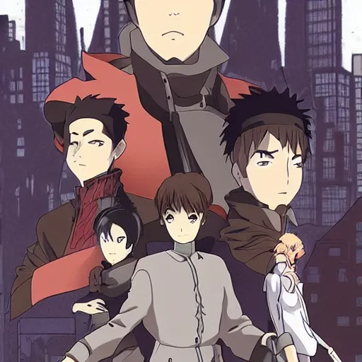 Prompt: blame! City in style of ghibli