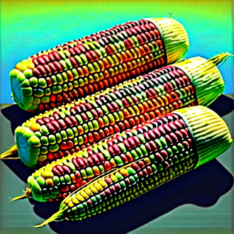 Image similar to corn in the sea vintage coutry style