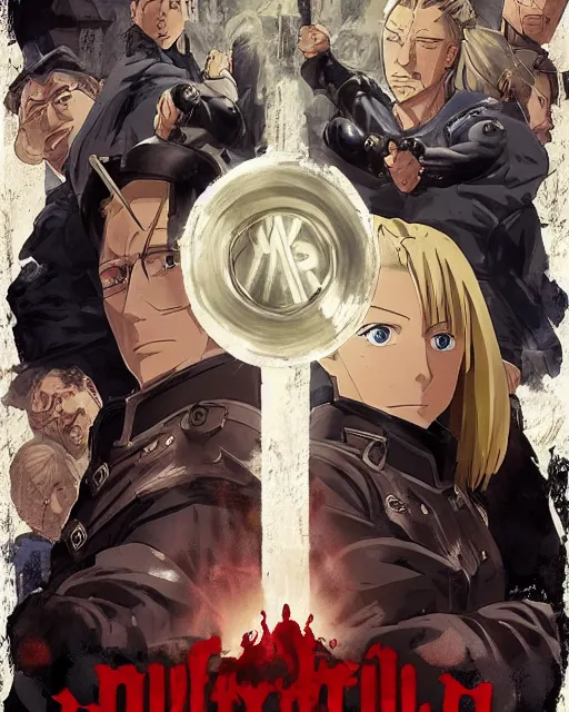 Fullmetal Alchemist Brotherhood Characters Anime Poster