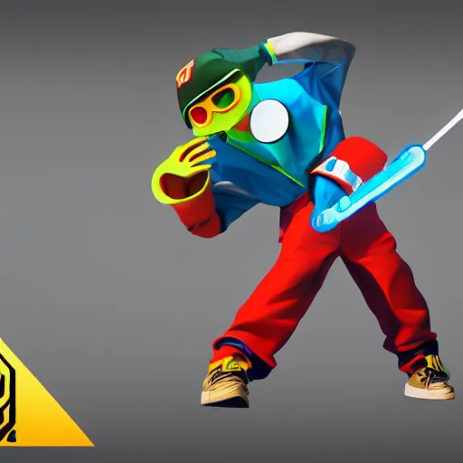 Prompt: lethal league 3d render, highly detailed, volumetric light, artstation, cgsociety, 8k