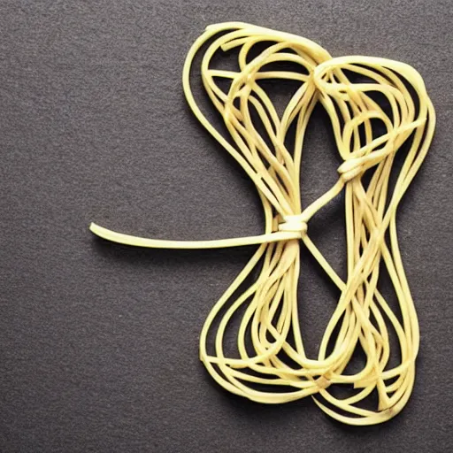 Prompt: rubber bands tied together in the shape of a man