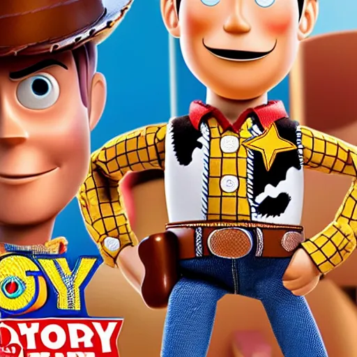 Prompt: woody from toy story 4 in toy mode