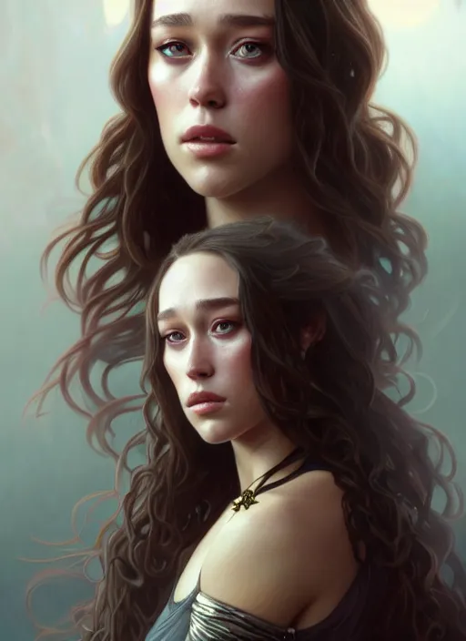 Image similar to portrait of alycia debnam - carey as a vampire lord, jewelry, greek, ruby, intricate, headshot, highly detailed, digital painting, artstation, concept art, sharp focus, cinematic lighting, illustration, art by artgerm and greg rutkowski, alphonse mucha, cgsociety