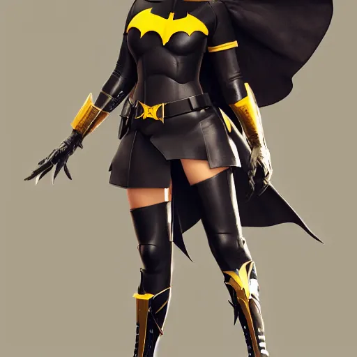 Prompt: batgirl as 2B nier automata, concept art, trending in artstation, artstationHD, artstationHQ, highly detailed, 4k