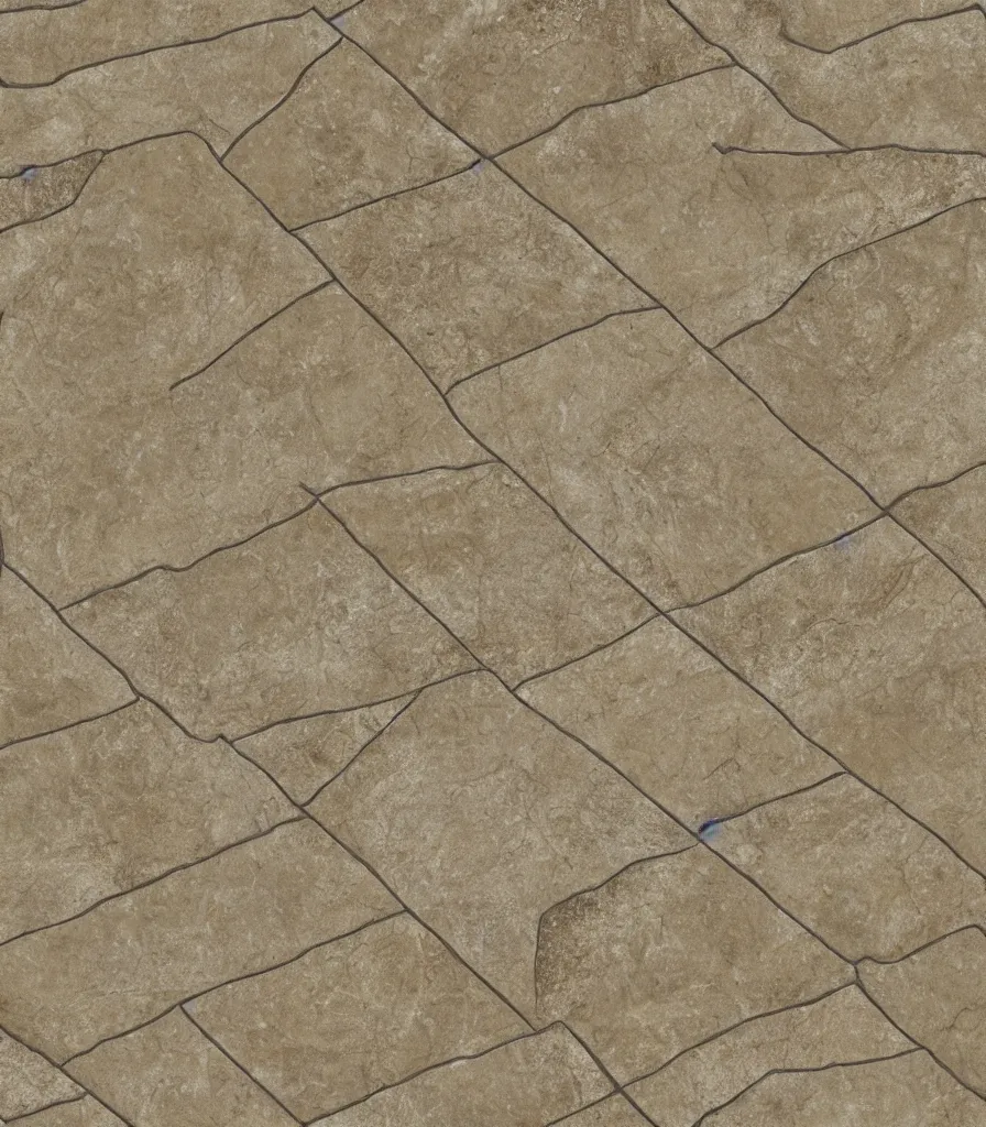 Image similar to texture map of beige stone with horizontal rectilinear engraving cutout