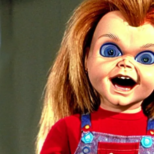 Image similar to Chucky the doll on an episode of Full House