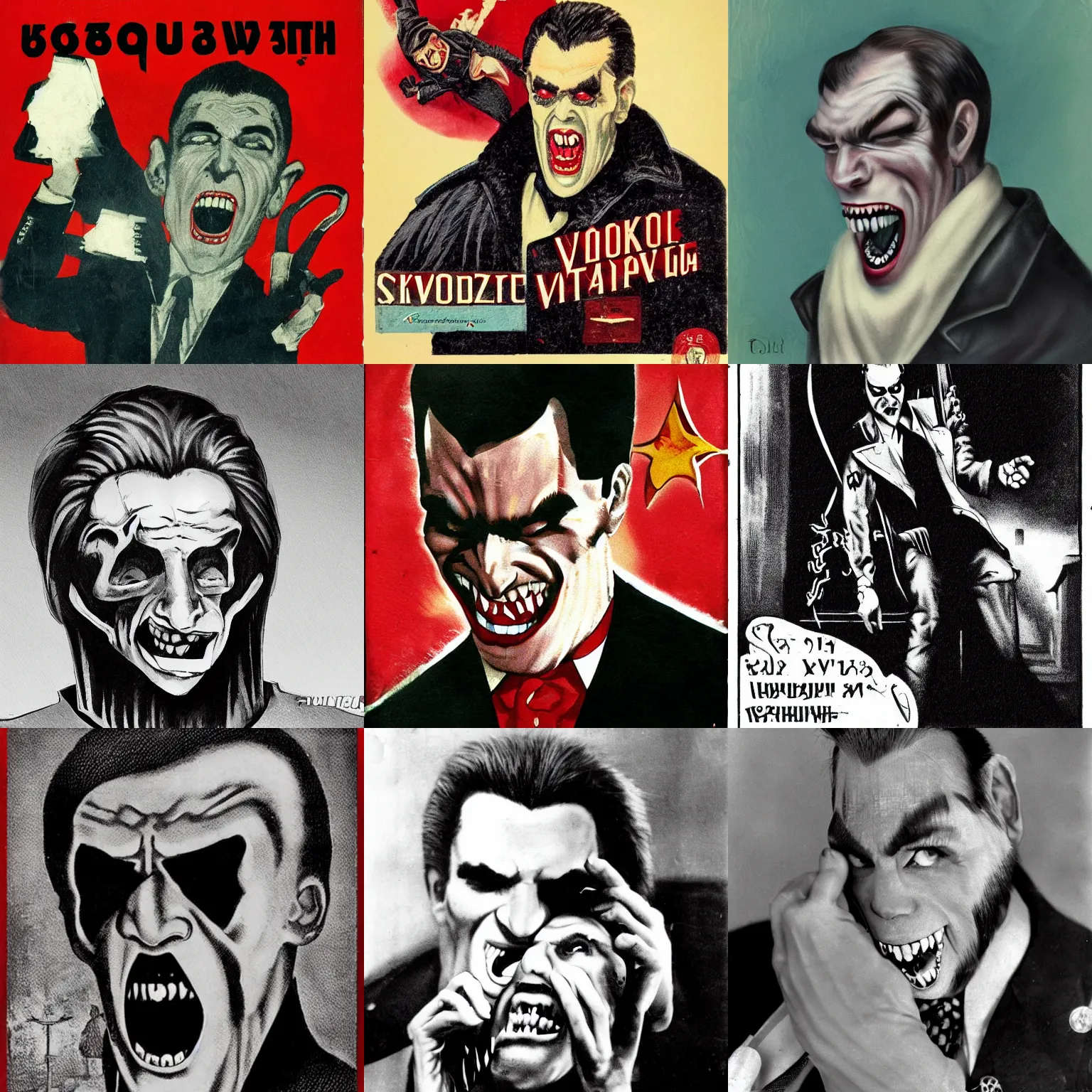 Prompt: Soviet vampire