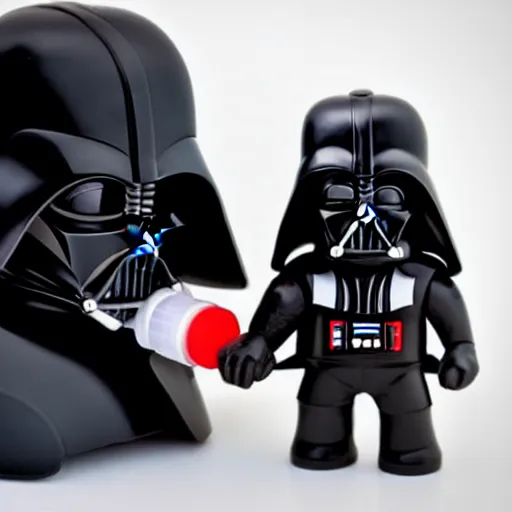 Prompt: darth vader with an inhaler