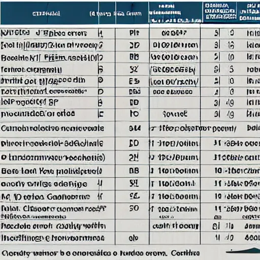 Image similar to detailed chart