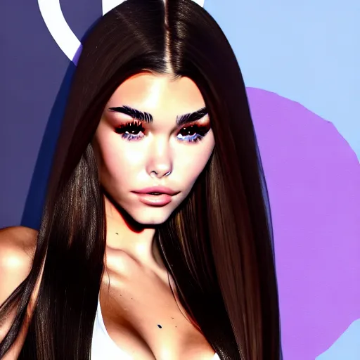 Prompt: madison beer in a dumpster dirty, coherent, 4 k, render, unity render, wallpaper, paparazzi photo