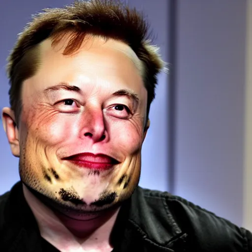 Prompt: Elon Musk as a martian from mars attacks